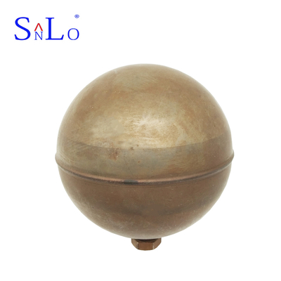 Brown Copper Round Shape Magnetic Float Valve Level Gauge Accessories