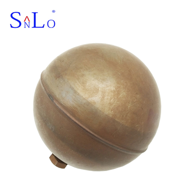 Brown Copper Round Shape Magnetic Float Valve Level Gauge Accessories