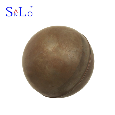 Brown Copper Round Shape Magnetic Float Valve Level Gauge Accessories